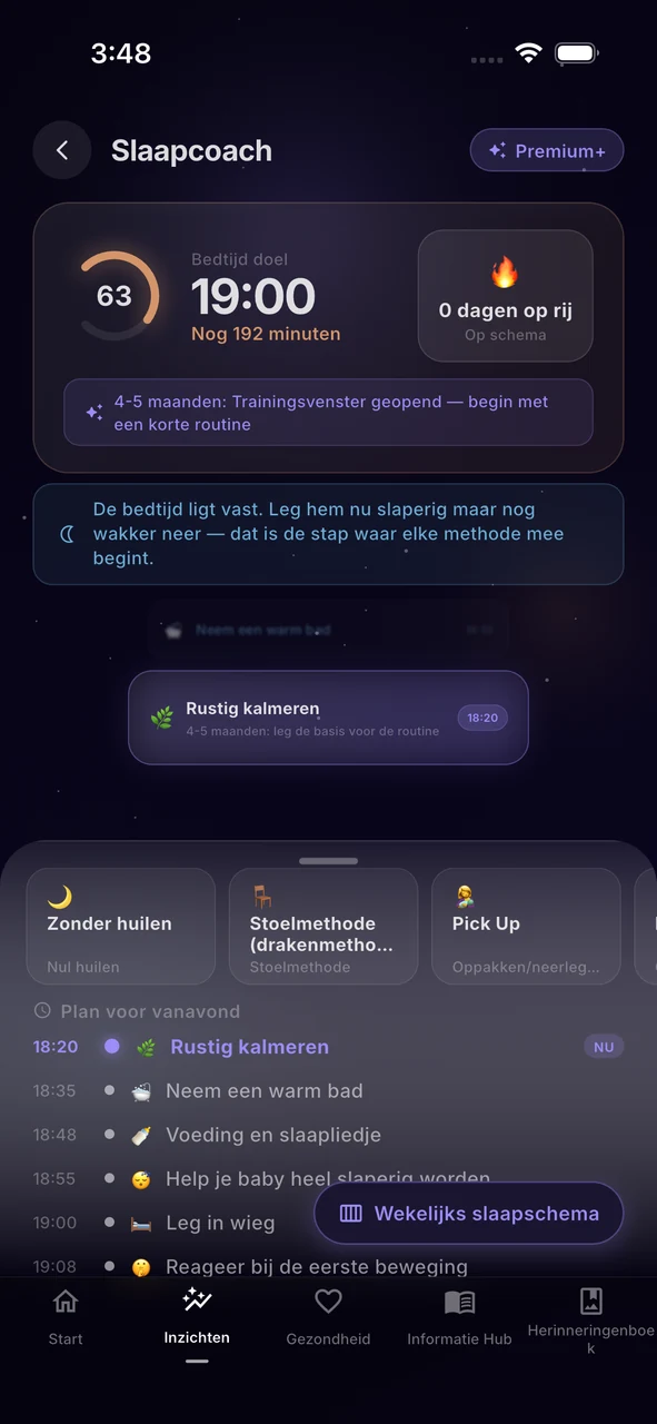 Whispie slaapcoachscherm
